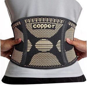 Black and Gold Support Belt